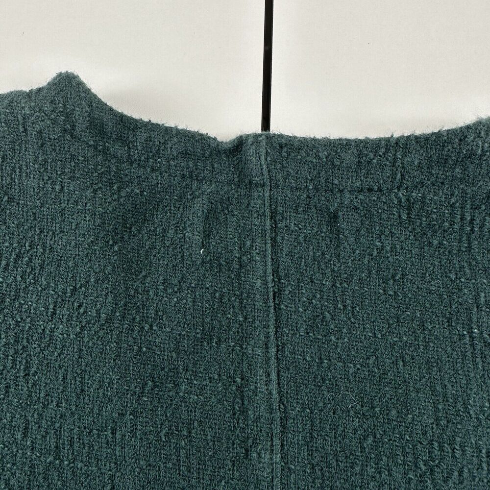 Madewell Green Texture & Thread Wrap Top Womens Sz XXS - Picture 6 of 6